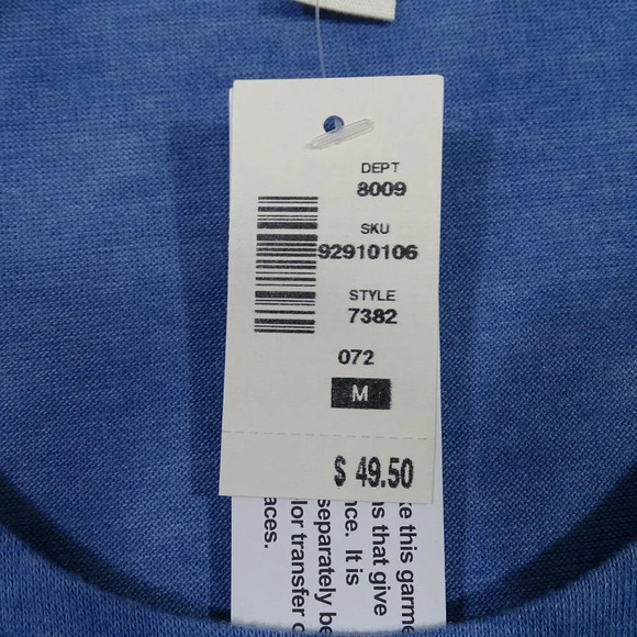 Aeropostale Blue Tie Dye Hoodie Tee Long Sleeve Pullover Women Size M 7382 - Picture 4 of 7